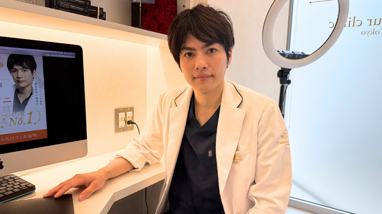 片岡統括院長 診察室にて