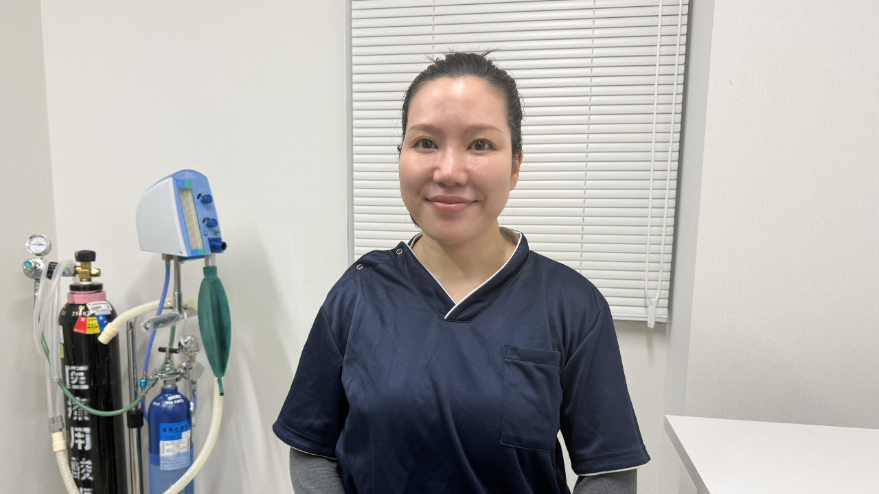 久野賀子院長 診察室にて