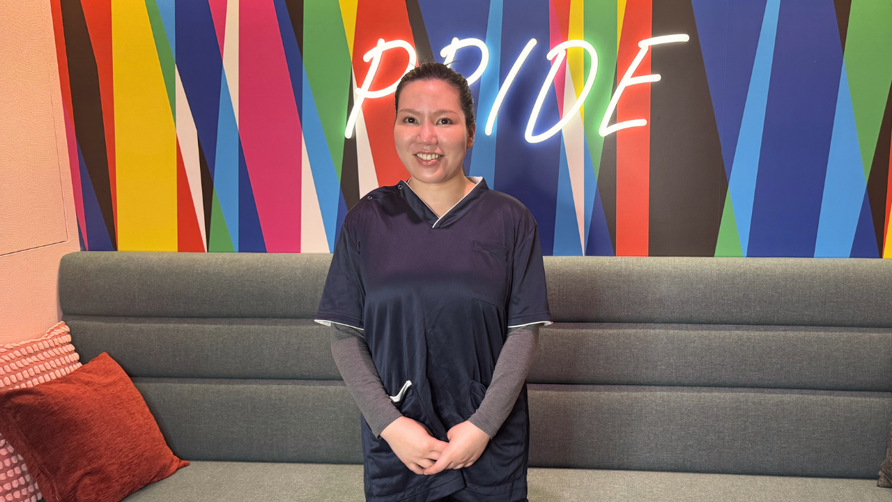 久野賀子院長 PRIDE CLINICにて